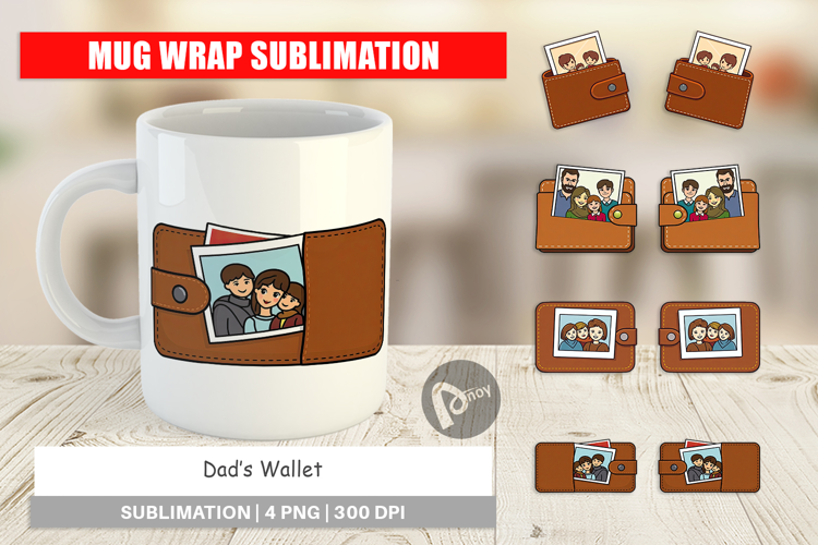 Mug Wrap Dad’s Wallet