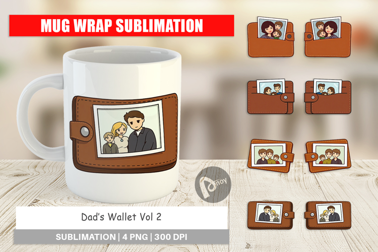 Mug Wrap Dad’s Wallet
