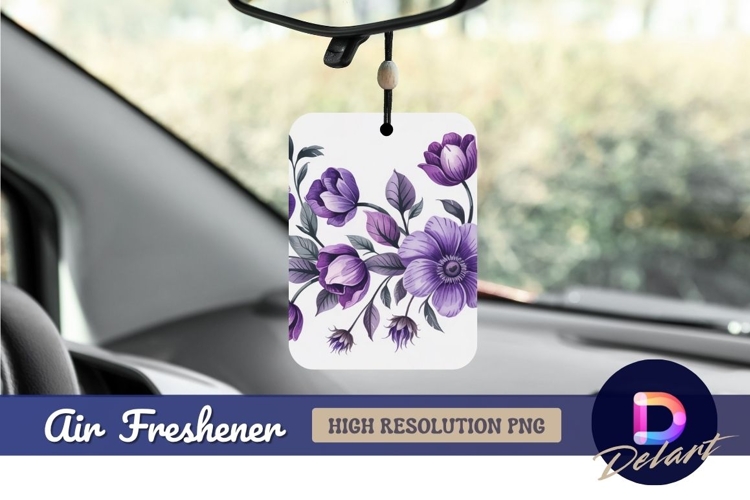 Purple Flower Clipart Image 11