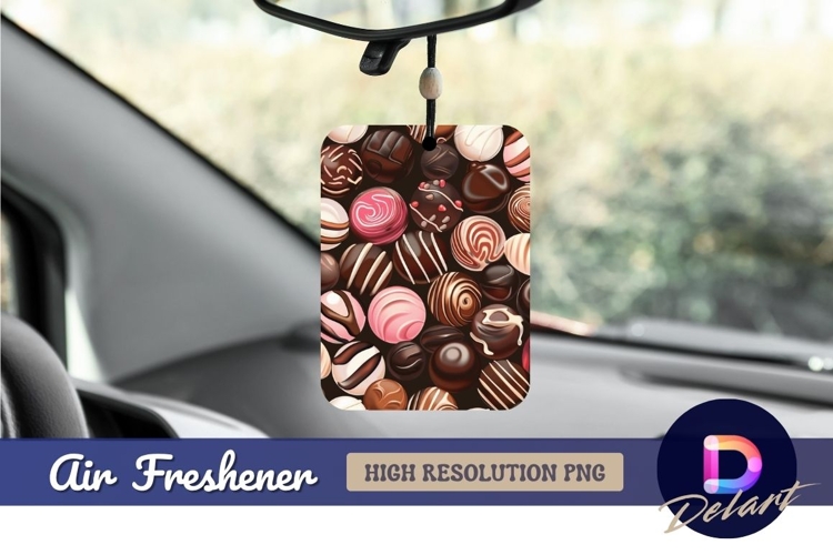 Assorted chocolate truffles delicious candy Air Freshener