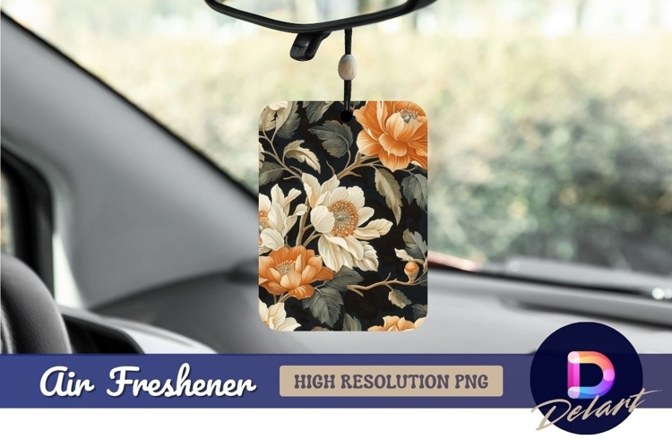 Elegant floral seamless pattern with Air Freshener PNG