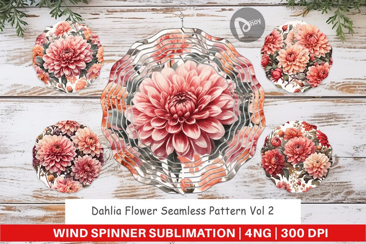 Wind Spinner Dahlia Pattern