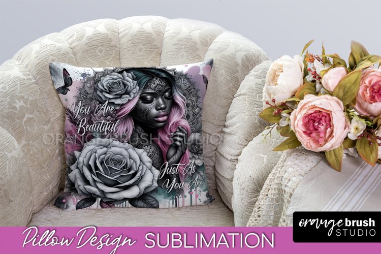 Daily Affirmations Pillow Cover - Pillow Case Sublimation