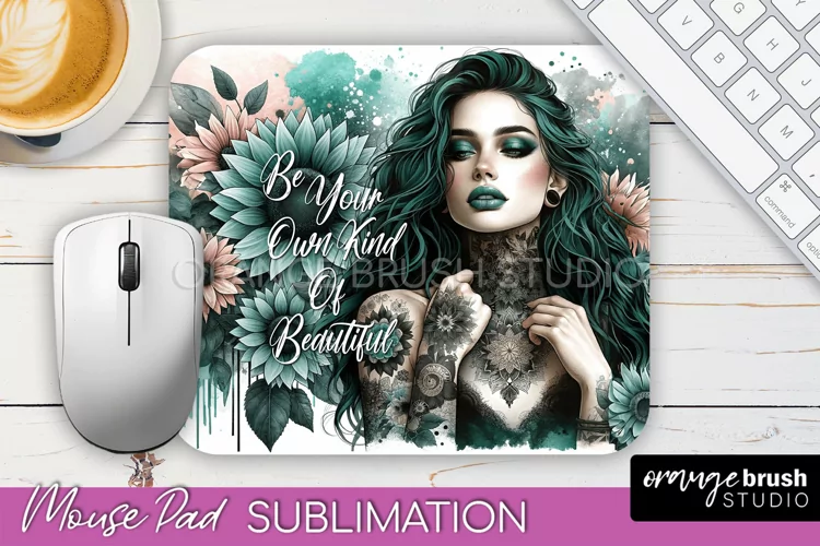 Affirmations Mouse Pad PNG, Inspirational Quote Sublimation