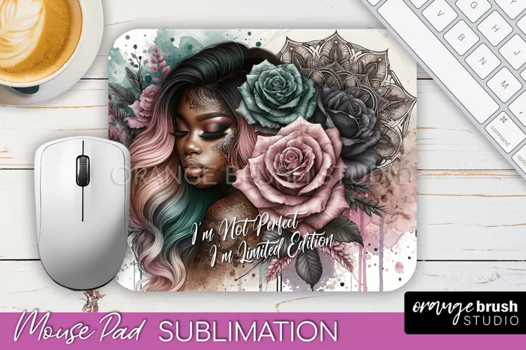 Affirmations Mouse Pad PNG, Inspirational Quote Sublimation
