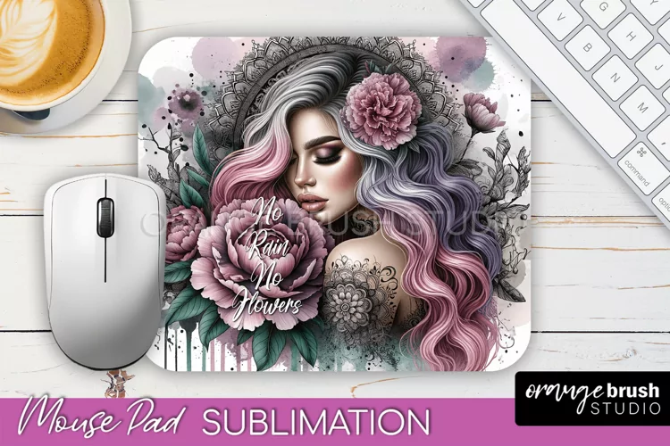 Affirmations Mouse Pad PNG, Inspirational Quote Sublimation