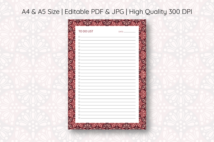 To Do List Template Printable Image 17