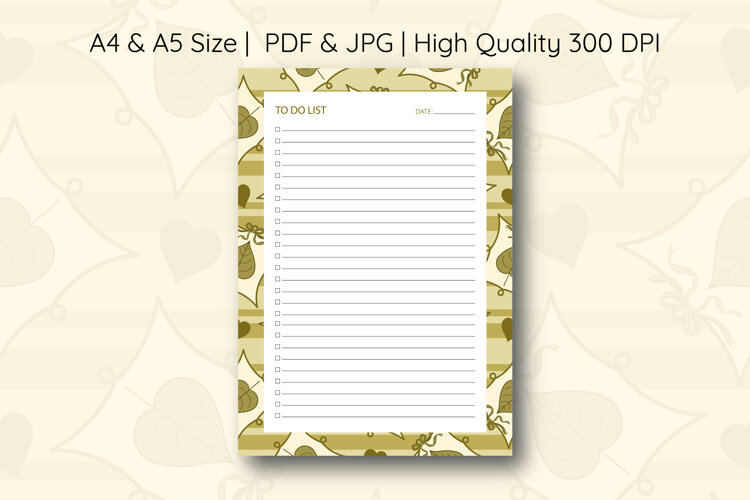 Fall Coquette Stripe To Do List Template | To do list example image 1