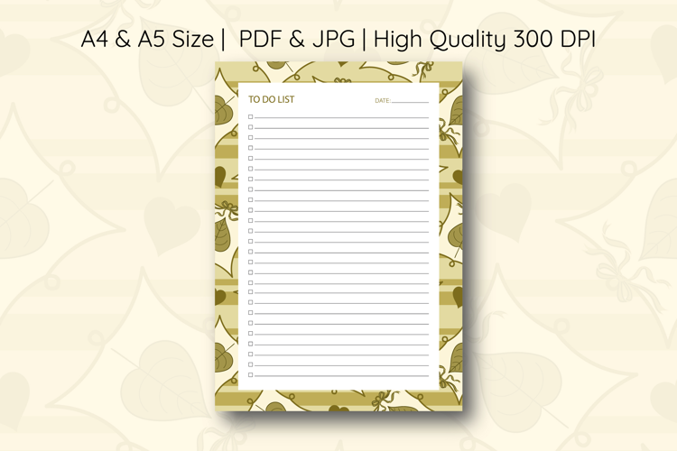 Fall Coquette Stripe To Do List Template | To do list