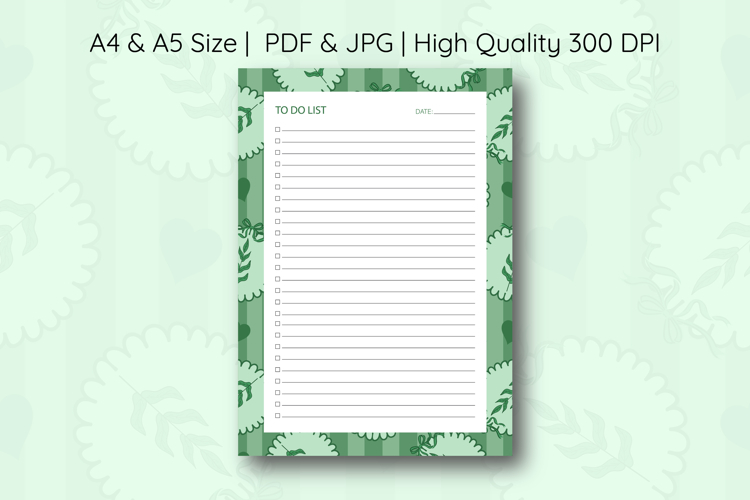 Fall Coquette Stripe To Do List Template | To do list