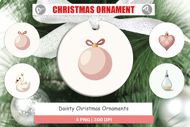 Christmas Ornament Sublimation Designs Image 16