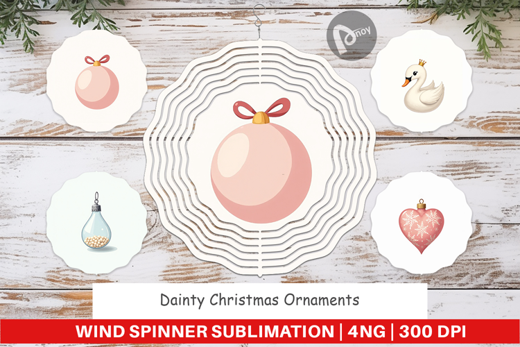 Dainty Christmas Ornaments Wind Spinner