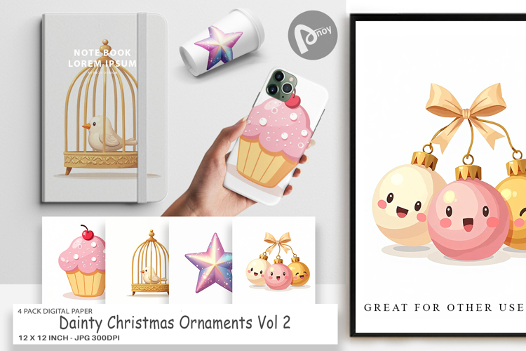 Pink Christmas Background Image 22