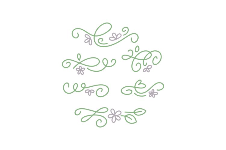 Dainty Flourishes SVG Cut File example image 1