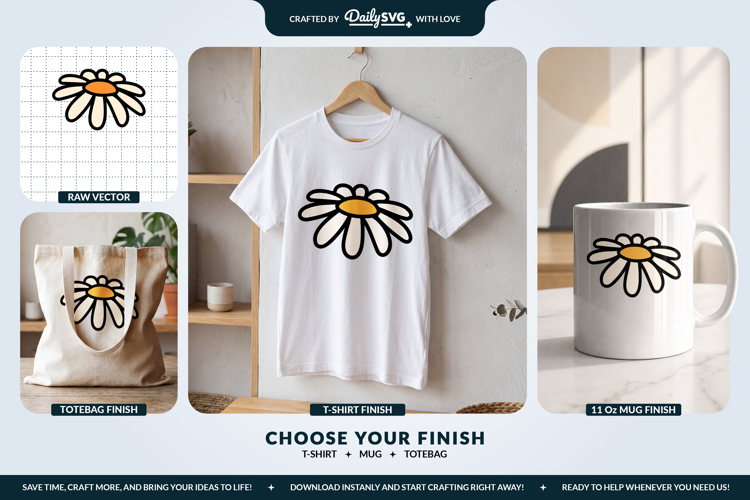 Daisy Flower SVG