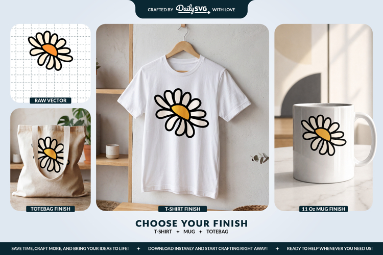 Daisy Flower SVG