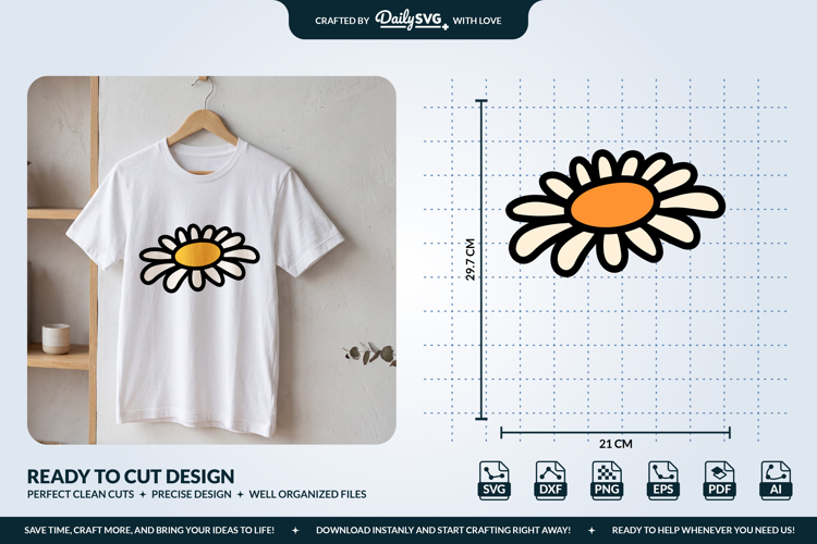 Daisy Flower SVG