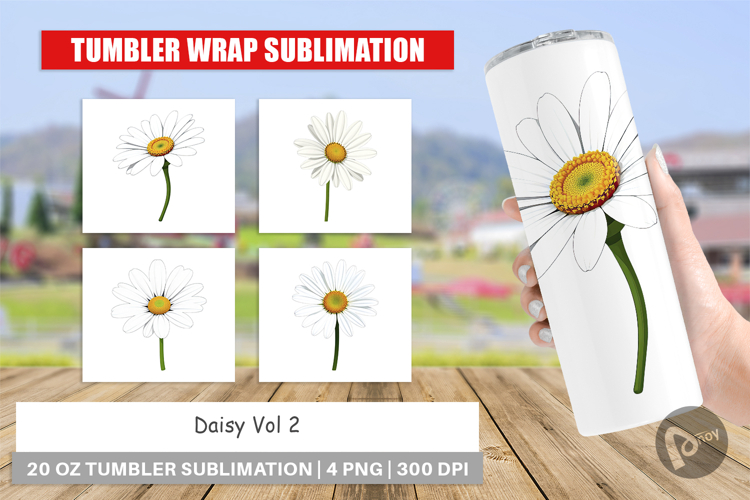 Tumbler Spring Daisy