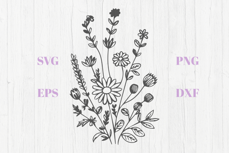 Wildflowers Herbs SVG
