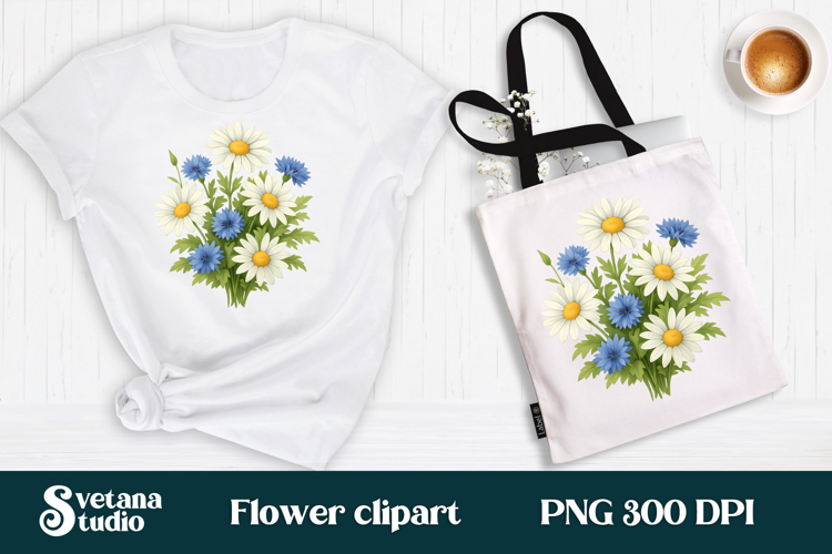 Daisy flower clipart PNG design | Summer flower sublimation