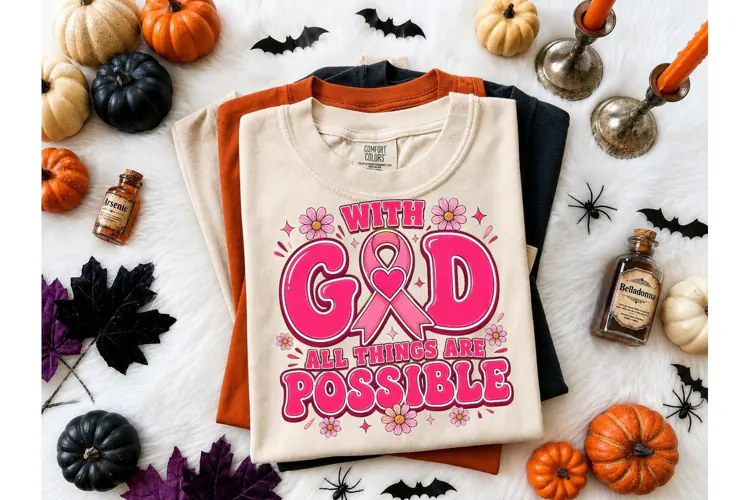 With God All Things Possible PNG Tee