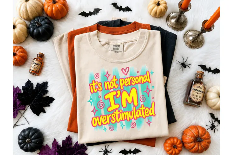 Overstimulated Funny Neurodivergent PNG