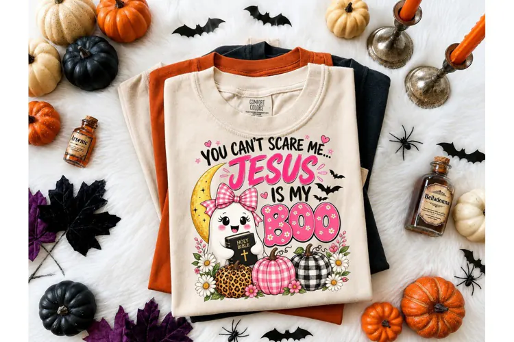Jesus Is My Boo Halloween PNG Tee