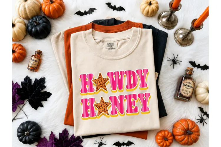 Howdy Honey Western PNG Shirt Design