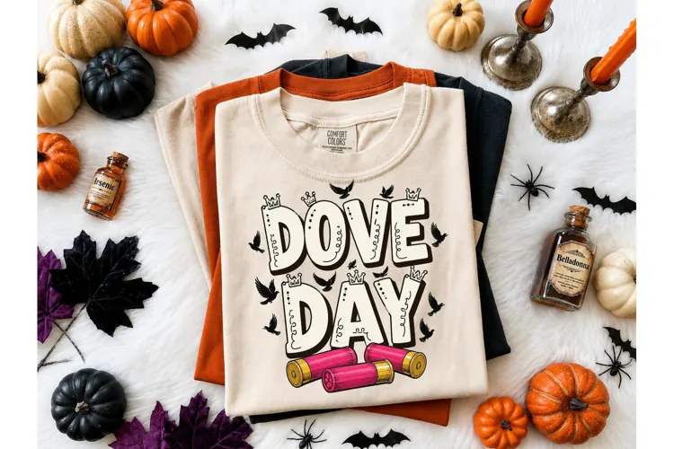 Dove Day Hunting Season PNG Tee Design