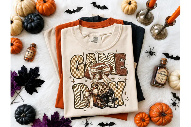 Game Day Football PNG Sublimation Tee
