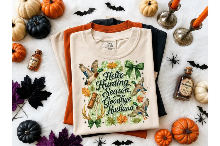 Hello Hunting Season Goodbye Husband PNG
