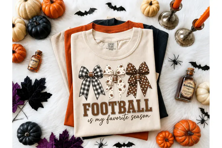 Football Is My Favorite Season PNG Tee