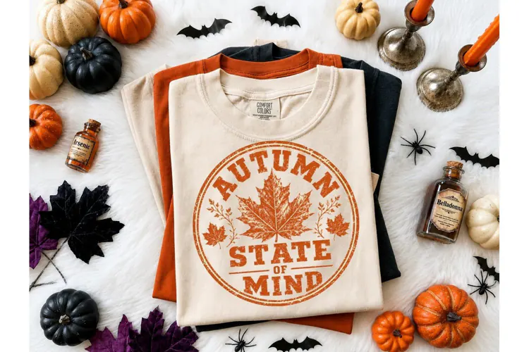 Autumn State of Mind PNG Shirt Design