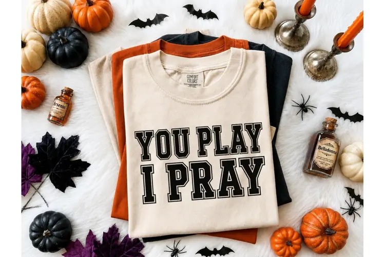 You Play I Pray PNG Sports Mom Tee