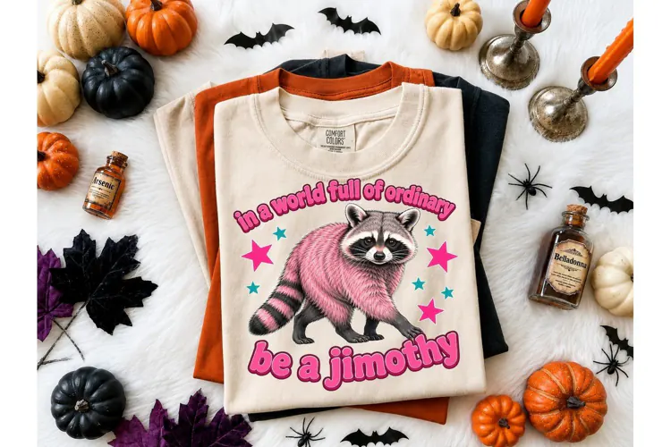 Be A Jimothy Raccoon PNG Shirt Design