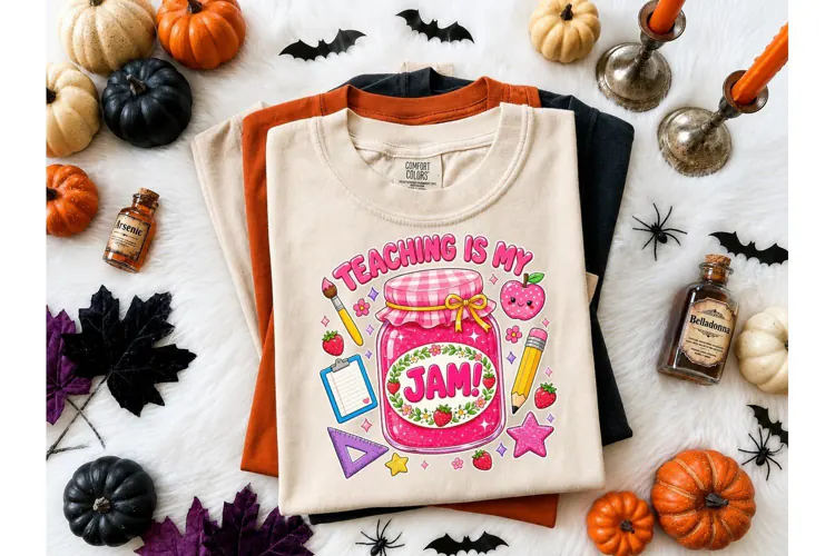 Teaching Is My Jam PNG Shirt Design