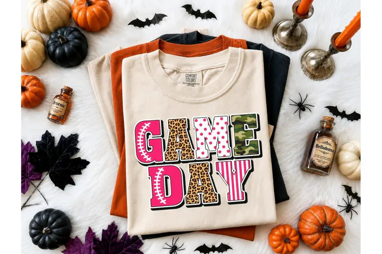 Game Day Football PNG Sublimation Tee