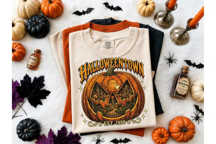Halloweentown 1998 Pumpkin PNG Tee