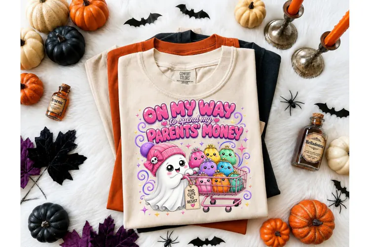 On My Way Spend Parents Money PNG Tee