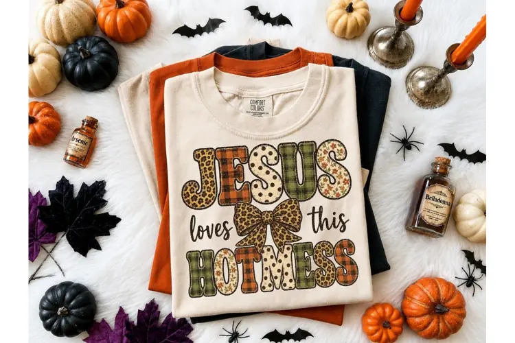 Jesus Loves This Hotmess PNG Tee