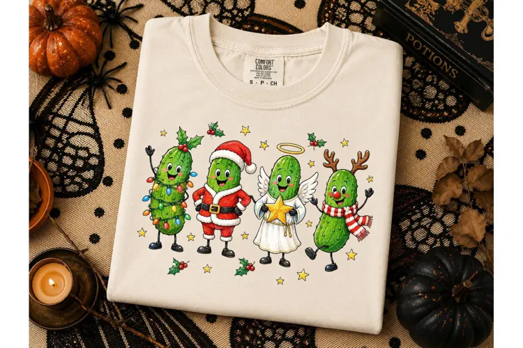 Christmas Pickle Characters PNG Shirt