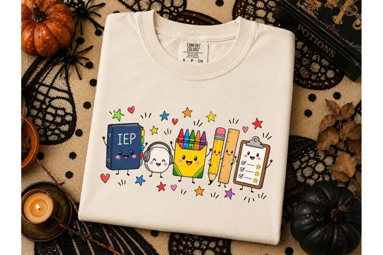 Kawaii IEP Teacher Sped PNG Shirt Design