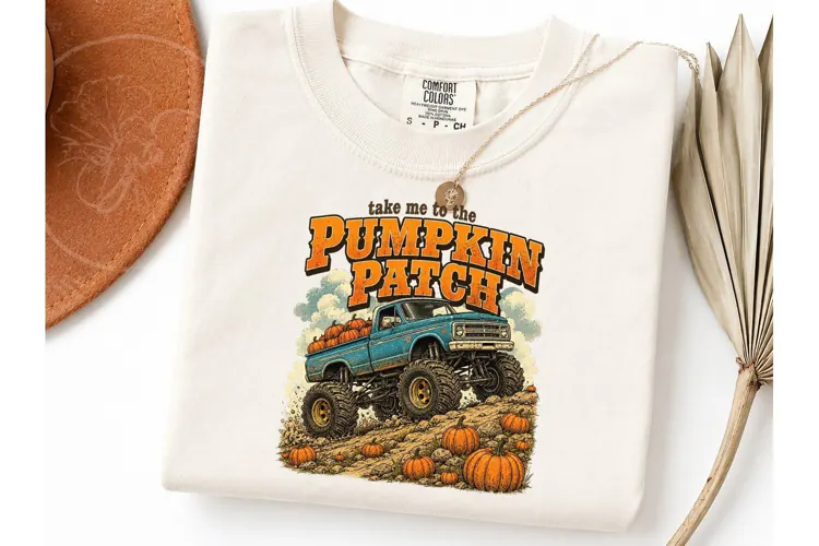 Take Me To Pumpkin Patch PNG Tee