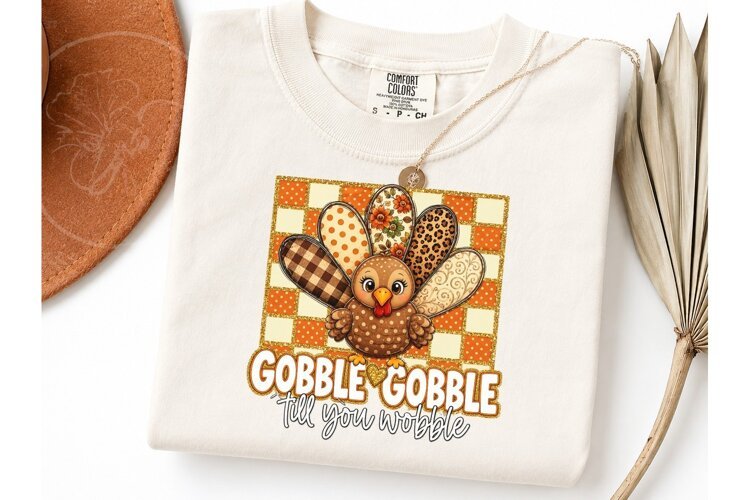 Gobble Gobble Turkey Thanksgiving PNG example image 1