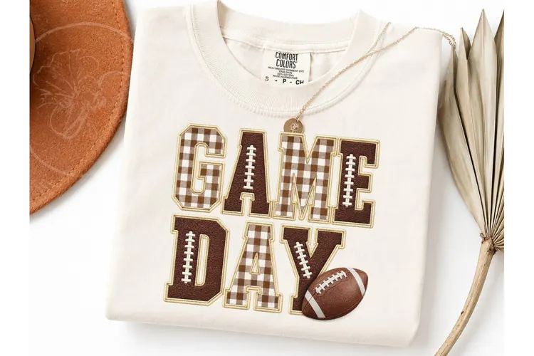 Game Day Football PNG Sublimation Tee