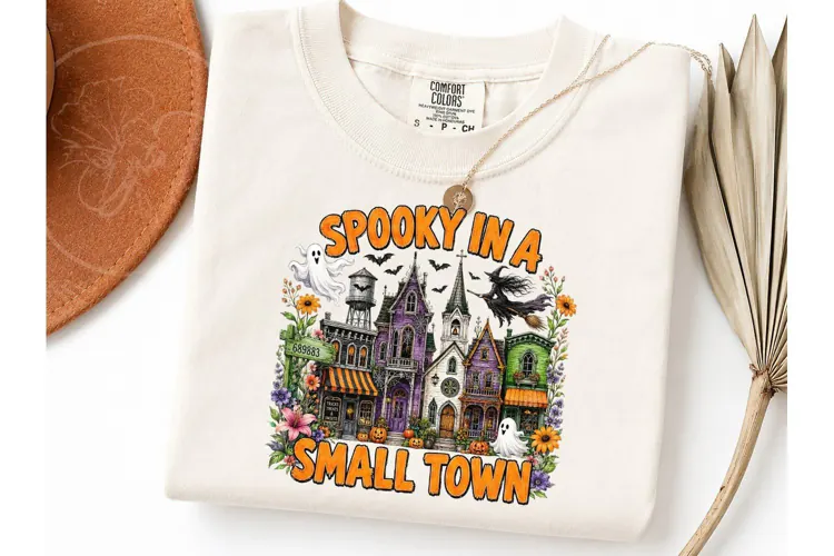 Spooky In A Small Town Halloween PNG