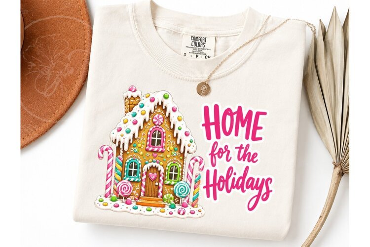 Home for the Holidays Gingerbread PNG example image 1