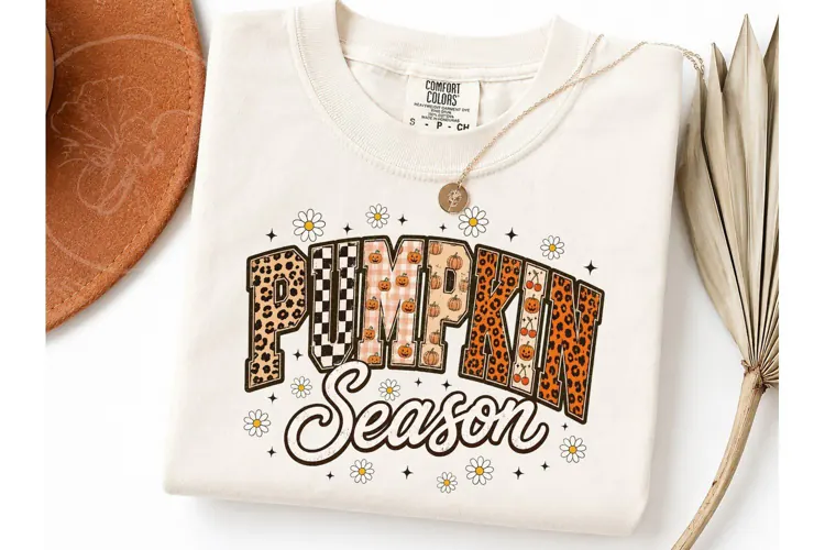 Pumpkin Season Fall Halloween PNG Tee