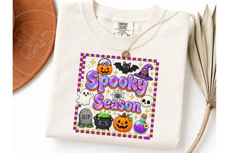 Spooky Season Halloween PNG Shirt Design