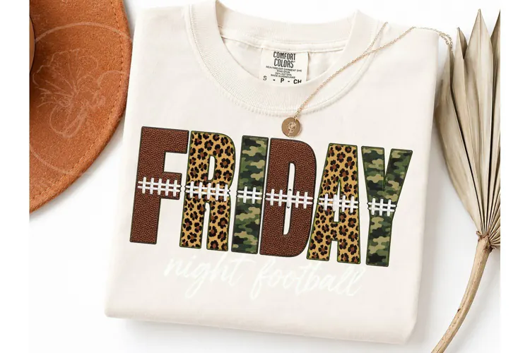 Friday Night Football PNG Sublimation Te